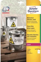 Avery L4775-20 210×297mm vízálló 20db-os fehér etikett kép