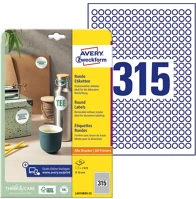 Avery L6019REV-25 Etikett   10mm kör univerzális kép