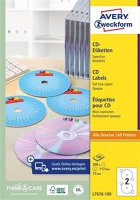 Avery L7676-100 Etikett, cd/dvd, 117 mm, 200 etikett/csomag kép