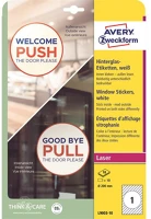 Avery L9003-10 200mm kör 10 lap kirakat matrica kép