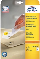 Avery PPP1061-2120 Etikett címke  zweckform 99.1x42.3 mm univerzális címke visszaszedhető 25 ív 300 db/csomag l4743 kép