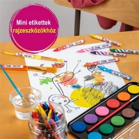 Avery RESMI30G Etikett, tollcímke, 50x10 mm, kézzel írható, kék-zöld, 30 etikett/csomag kép