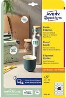 Avery 6223-10 Avery 6223-10 30mm 10 ív univerzális fehér köretikett kép