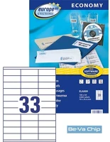 Avery ELA009 Avery Europe100 ELA009 70x25,4mm univerzális 3300db-os etikett kép