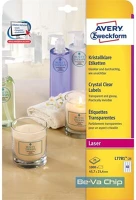 Avery zweckform L7781-25 Avery  45,7x25,4mm 1000db-os víztiszta etikett kép