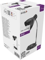 Avide 21.01919 Asztali lámpa  basic 11w fekete kép