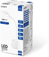 Avide ABLDL-PENCASE-5W-N Asztali led lámpa, tolltartóval, 5w, 6400k, fehér kép