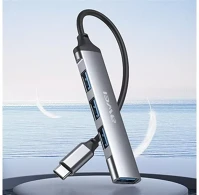 Awei CL-150T 4XUSB-A HUB, FEKETE Cl-150t 4xusb-a hub, fekete kép