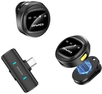 Awei MK3_DUO Mk3 duo mikrofon fekete kép