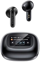 Awei TP97 Bluetooth fülhallgató SZTEREO v5.4, érintőkijelző + töltőtok, FEKETE kép