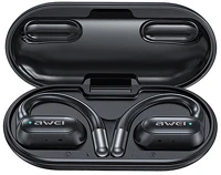 Awei V5.4, IPX6 Ows t93 bluetooth fülhallgató sztereo v5.4, ipx6 + töltőtok, fekete kép