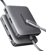 Axagon HMC-5HL Superspeed usb-c 5in1 hub kép
