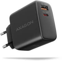 Axagon ACU-PQ45 Pd3.0 & qc4+ 2xoutputs wall charger 45w black kép