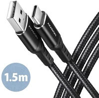 Axagon BUCM-AM15AB Cabl e usb-c usb-a, 1.5m kép