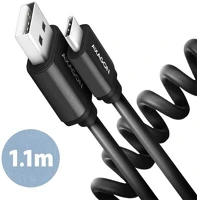 Axagon BUCM-AM20TB Cable twist er usb-c usb-a, 1.1 kép