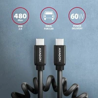 Axagon BUCM-CM10TB Usb kábel 0,6 m usb 2.0 usb c kép