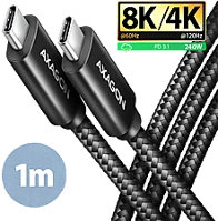 Axagon BUCM4X-CM10AB Cable usb -c usb-c usb4.0 240w kép