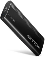 Axagon EEM2-GTO Axagon EEM2-GTO SuperSpeed+ USB-C - NVMe M.2 fekete ház kép