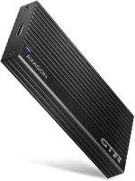 Axagon EEM2-GTR Superspeed+ usb-c - nvme m.2 thin rib box black kép