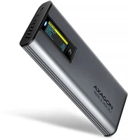 Axagon EEM2-SD2 Display usb-c 10gbps m.2 nvme & sata ssd külső ház kép