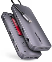 Axagon HMC-12GM2 Usb-c 10gbps gen2combo 12in1 hub kép