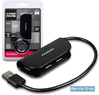 Axagon HUE-X4B 4 portos usb2.0 fekete hub kép