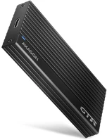 Axagon SSD HÁZ EEM2-GTR M.2 -   superspeed+ usb-c - nvme m.2 vékony bordás külső ssd ház kép