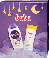 Baba DA503XSZWY8720182834973 ajándékcsomag, baba jóéjtpuszi tusfürdő 400ml + baba kamillás kép