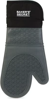Bakers secret BS40108 Konyhai sütőkesztyű - szilikon - 38,5 cm - szürke kép
