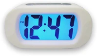 Balance 262813 Quartz ébresztőóra digitális fehér kép
