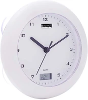 Balance 506271 Fürdőszoba óra / hőmérő 17 cm analóg fehér kép