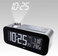 Balance 862458 Rádió-távirányítású ébresztőóra lcd bronz/fekete kép