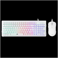 Baracuda BC BGC-011W Bgc-011w orca-w gamer combo fehér billentyűzet (memb. ang.) + egér kép