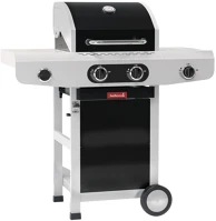 Barbecook BC-GAS-2014 Siesta 210 black edition gázgrill, oldalégővel, 112x56x118cm kép