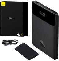 Baseus 20000MAH, 2XUSB, 2XUSB-C Blade powerbank, 20000mah, 2xusb, 2xusb-c + cable usb-c  100w (fekete) kép