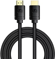 Baseus 2.1 8K High definition hdmi 2.1 8k kábel, 2m, fekete kép