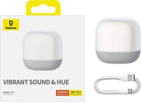 Baseus A20050500211-00 Aequr v2 vezeték nélküli hangszóró (fehér) kép