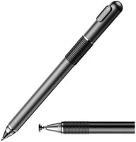 Baseus ACPCL-01 Érintő ceruza 2in1 univerzális, alumínium, fekete kép