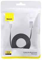 Baseus B00631103111-04 Airjoy series usb 3.0 extension cable 3m, black () kép