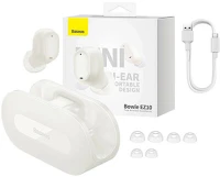 Baseus A00054300226-Z1 Bowie ez10 true wireless bluetooth fehér fülhallgató kép