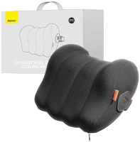Baseus C20036402111-00 Car cooling headrest clu  comfortride series car (black) kép