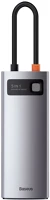 Baseus CAHUB-CX0G metal gleam series 5 az 1-ben dokkolóállomás usb-c - 3x usb 3.0 + hdmi + kép