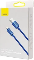 Baseus CAJY000103 Lightning crystal shine cable series fast charging data cable 2.4a 2m blue () kép