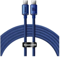 Baseus CAJY000603 Crystal shine usb-c cable 1,2m blue kép