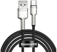 Baseus CAKF000201 Usb kábel usb 2.0 2 m usb a usb c fekete, ezüst kép
