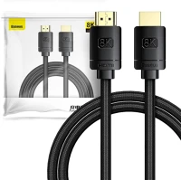 Baseus CAKGQ-L01 Cakgql01 hdmi kábel 3 m hdmi a-típus (standard) fekete, ezüst kép