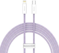 Baseus CALD000105 Dynamic serieshez usb-c-lightning kábel, 20w, 2m, lila kép