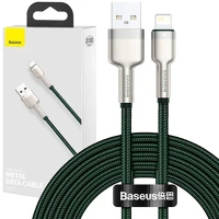 Baseus CALJK-B06 Lightning - usb-a cafule, 2.4a, 2m (zielony) kép