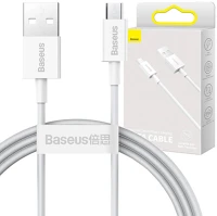Baseus CAMYS-02 Superior series usb-micro-usb kábel, 2a, 1m (fehér) kép
