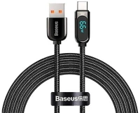 Baseus CASX020101 Display usb-usb-c kábel kijelzővel, 66w, 2m (fekete) kép